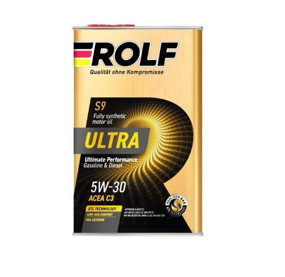 Масло моторное Rolf Ultra 5W-30 SN/CF ACEA C3