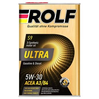 Масло моторное Rolf Ultra 5W-30 SL/CF ACEA A3/B4