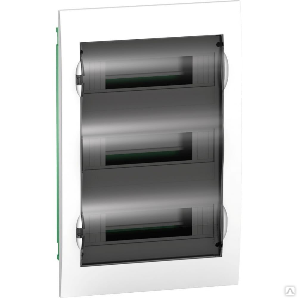Шкаф навесной с прозрачной дверью 3 ряда 36 модулей easy9 schneider electric ez9e312s2sru