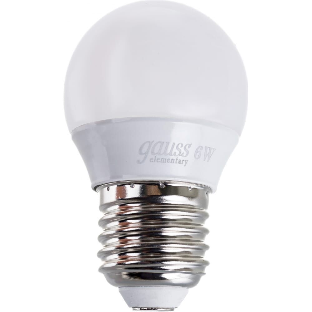 Лампа Gauss LED Elementary Globe 6W E27 3000K
