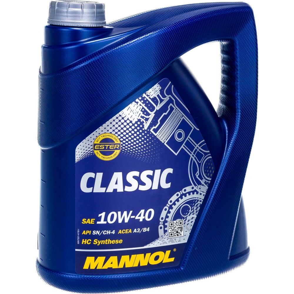 Полусинтетическое моторное масло MANNOL Classic 10w40