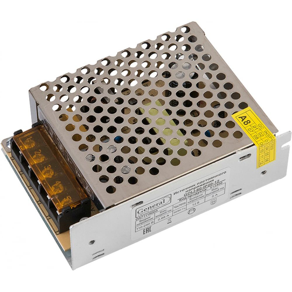 Светодиодный драйвер General Lighting Systems GDLI-60-IP20-12