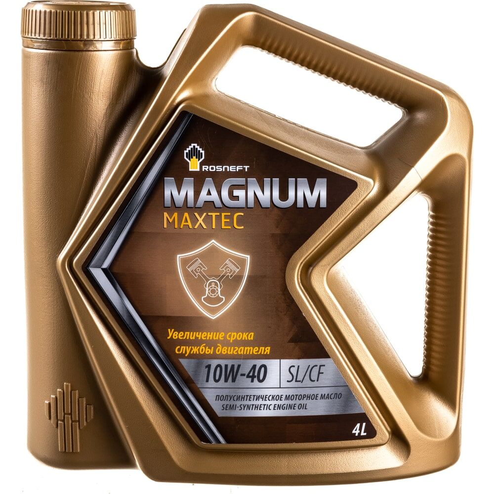 Полусинтетическое моторное масло Роснефть Magnum Maxtec 10W-40 SL-CF