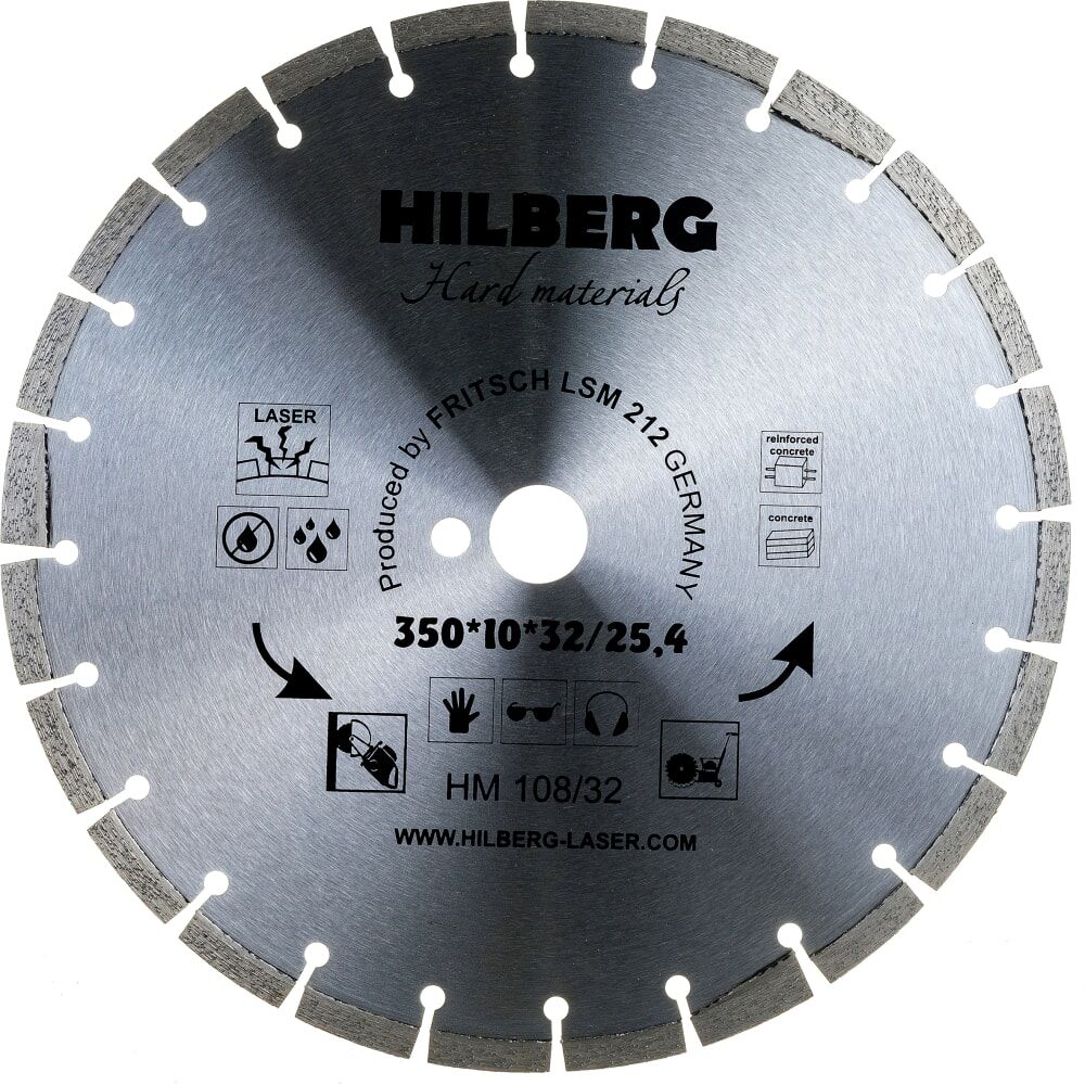 Отрезной диск алмазный Hilberg Hard Materials Лазер