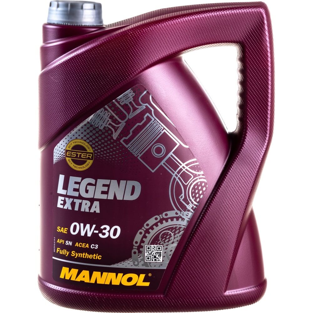 Синтетическое моторное масло MANNOL LEGEND EXTRA 0W30