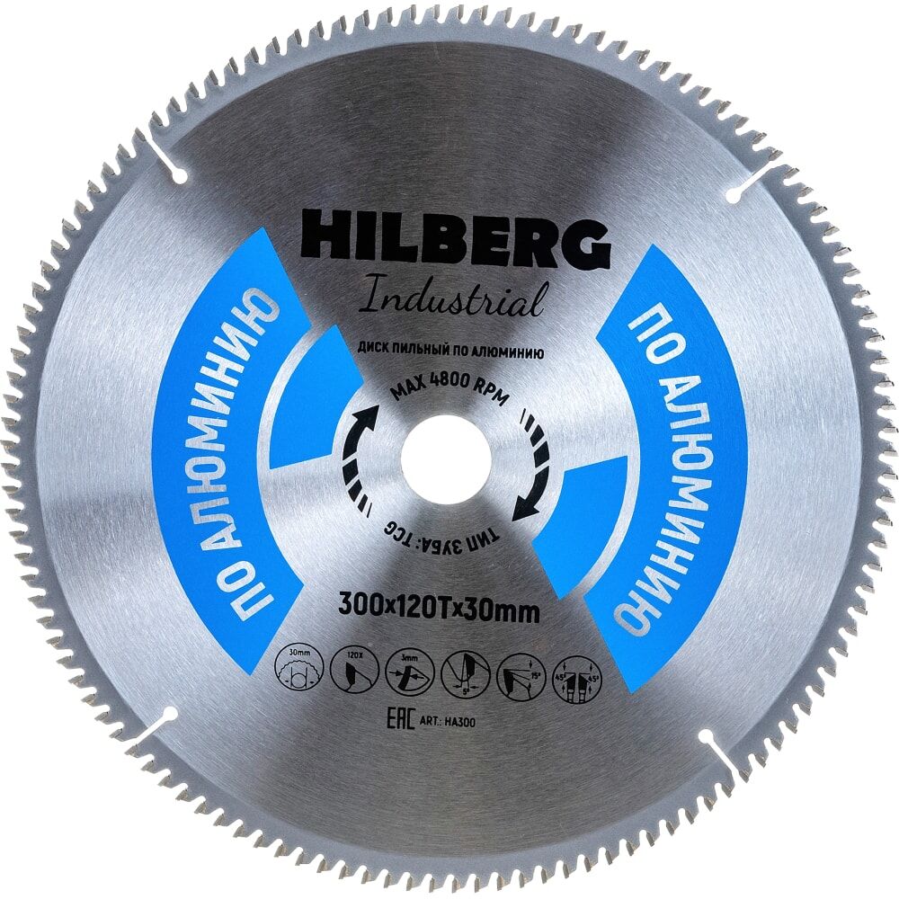 Пильный диск по алюминию Hilberg Hilberg Industrial