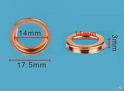 Кольцо уплотнительное 11 х 17,5 мм (11026-01М02)