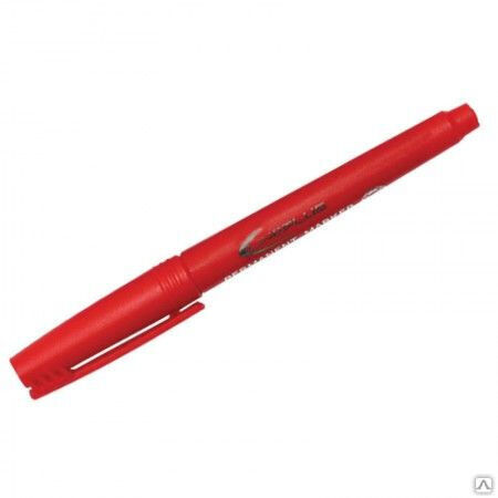 Маркер перманентный Line Plus'220 (200UF) ' красный, пулевидный, 0,5 мм
