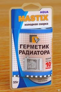 Клей для радиатора (холод.сварка) 55 гр Mastix