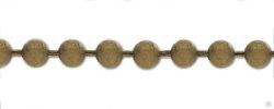 Цепочка 3,2 мм декоративная, шарообразное плетение, бронза