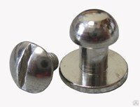Кнопка 6,7 х 10 х 4,8 х 10 мм кобурная, никель