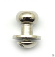 Кнопка 8,0 х 10 х 4,0 х 10 мм кобурная, никель 