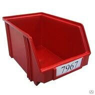 Ящик 250 х 148 х 130 мм красный (7967) 