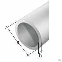 Трубка Ф 6 х 1000 мм алюминиевая (толщина стенки 1,0 мм) серебро 