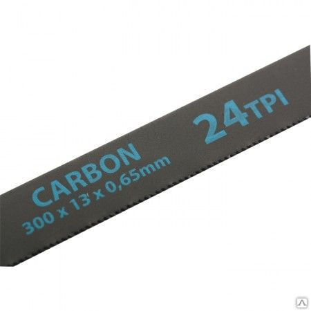 Полотна ножовочные 300 х 13 х 1,0 по металлу Carbon, 24TPI GROSS