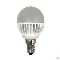 Лампа светодиодная шар G45 Е14 5.1/5.4W 4000К (холодный свет) 81х45 Premium Ecola 