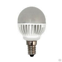 Лампа светодиодная шар G45 Е14 5.1/5.4W 4000К (холодный свет) 81х45 Premium Ecola