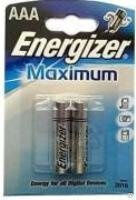Элемент питания Energizer Maximum AAA-LR03/286 BL2