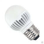 Лампа светодиодная шар G45 Е27 5/5.4W 4000К (холодный свет) 89х45 Premium Ecola