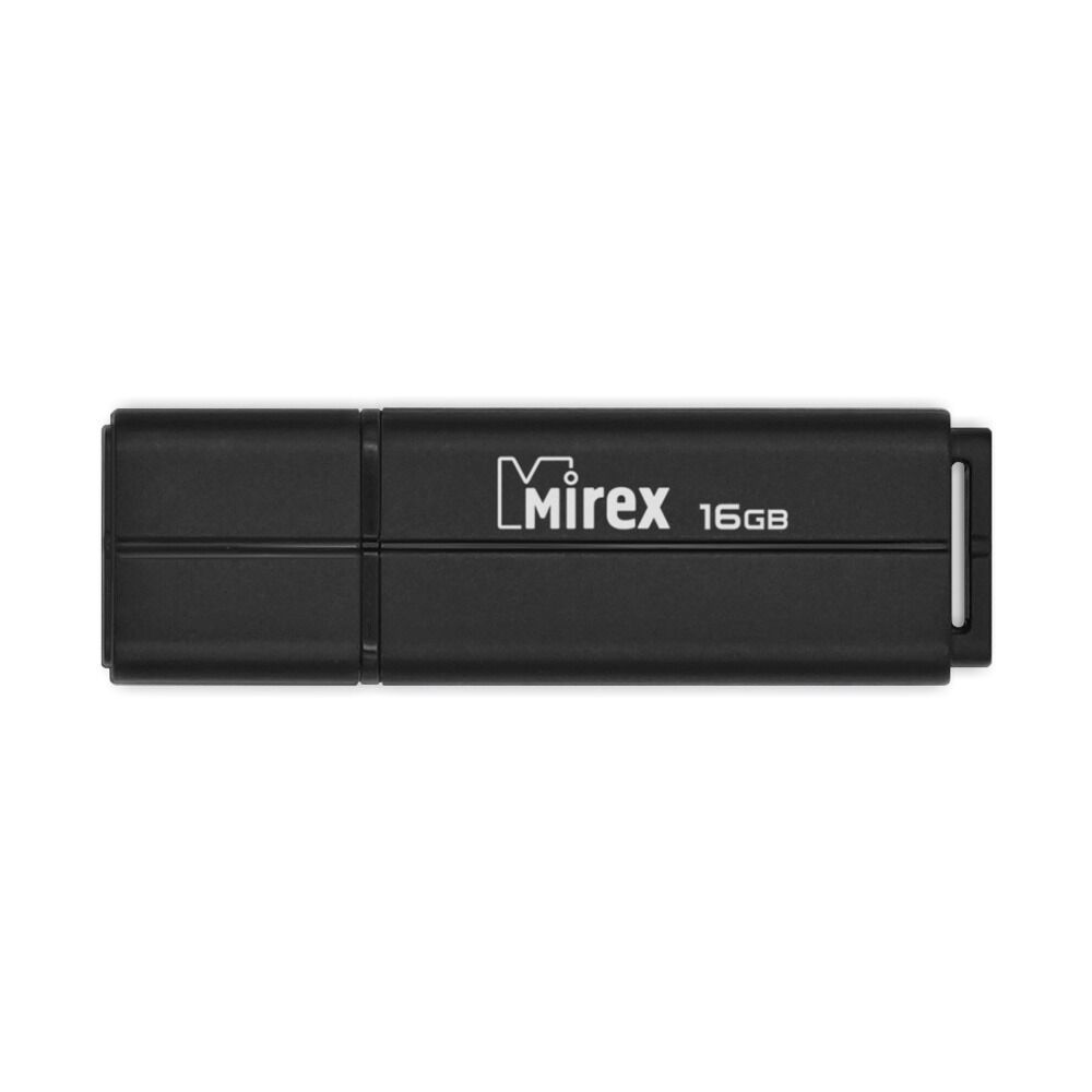 USB 2.0 Flash накопитель 16GB Mirex Line, чёрный