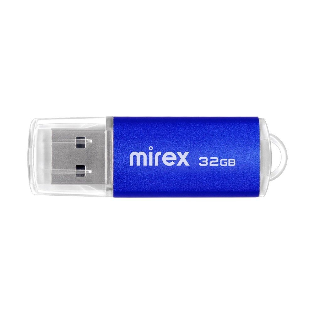 USB 2.0 Flash накопитель 32GB Mirex Unit, синий