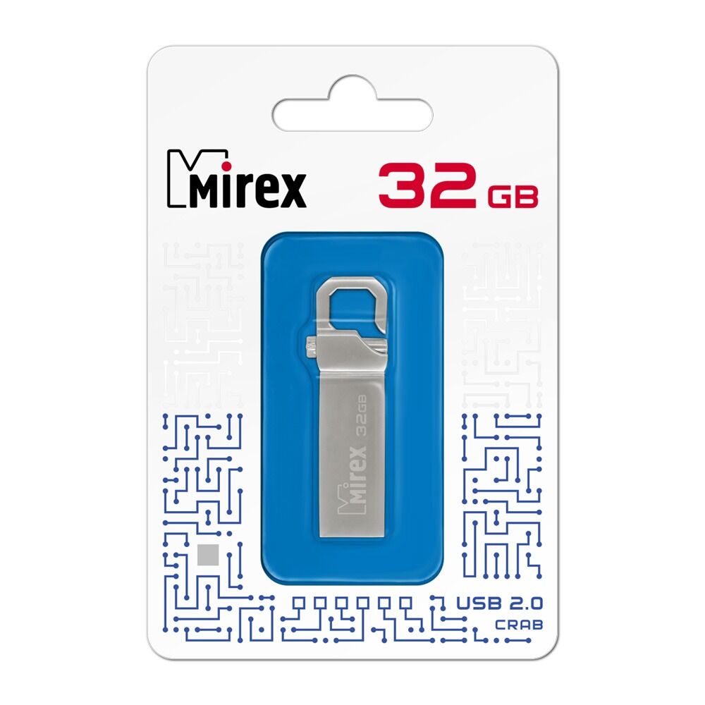 USB 2.0 Flash накопитель 32GB Mirex Crab 4
