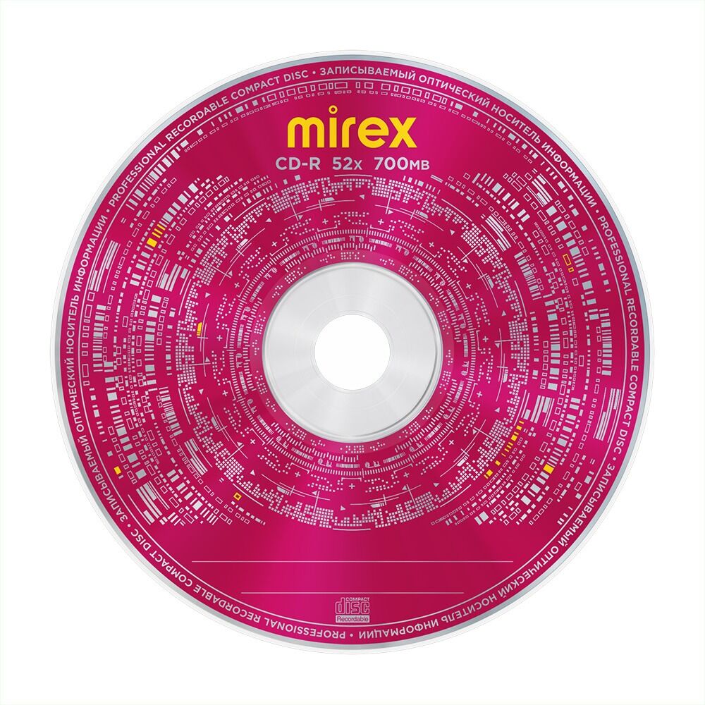 Диск CD-R Mirex Brand 52X 700MB Cake box 50 2