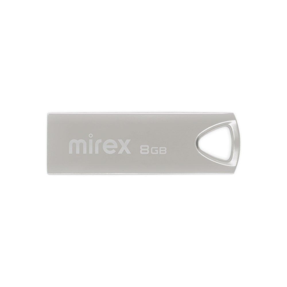 USB 2.0 Flash накопитель 8GB Mirex Intro, серебряный 3