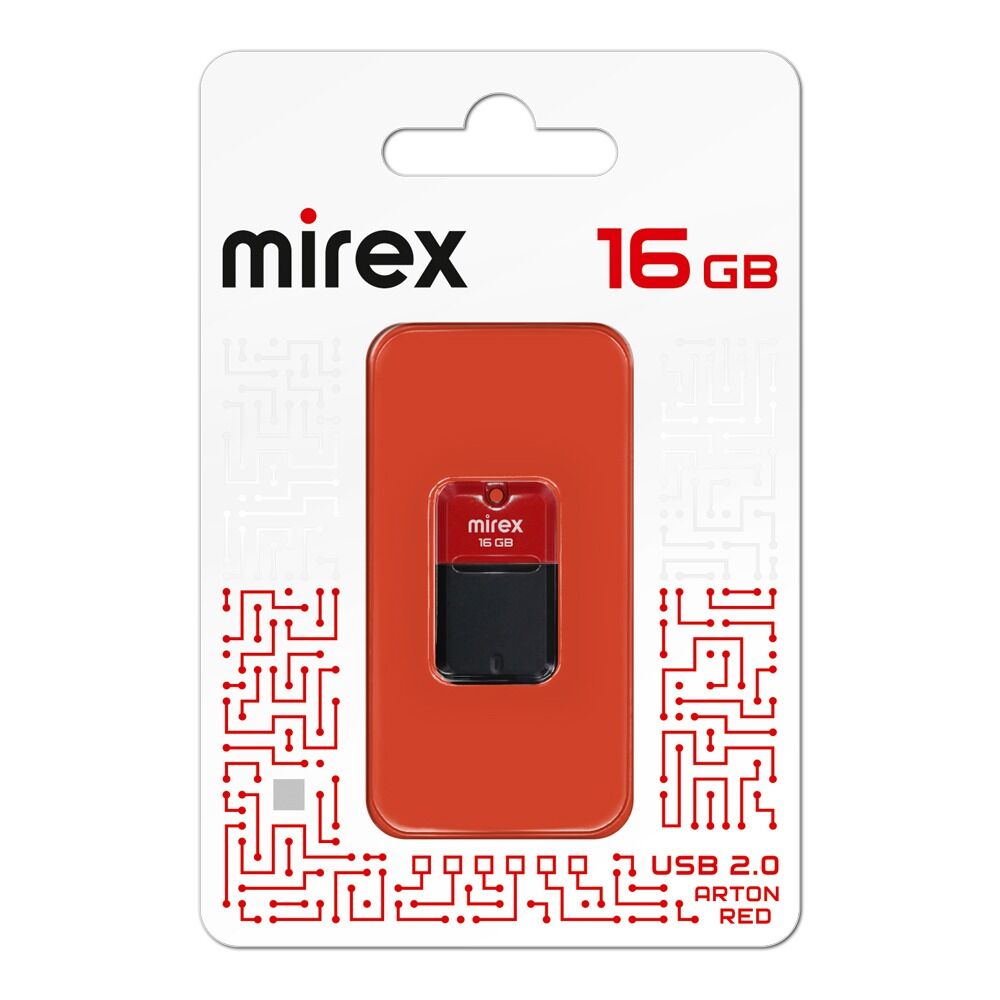 USB 2.0 Flash накопитель 16GB Mirex Arton Red, красный 5