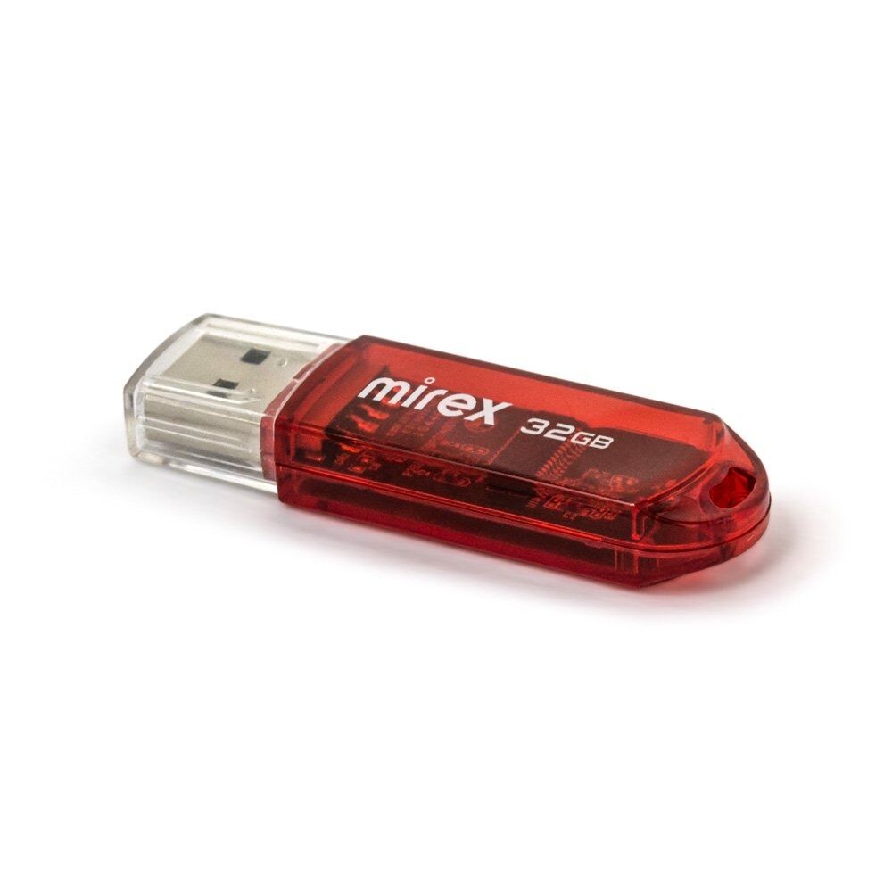 USB 2.0 Flash накопитель 32GB Mirex Elf, красный 2