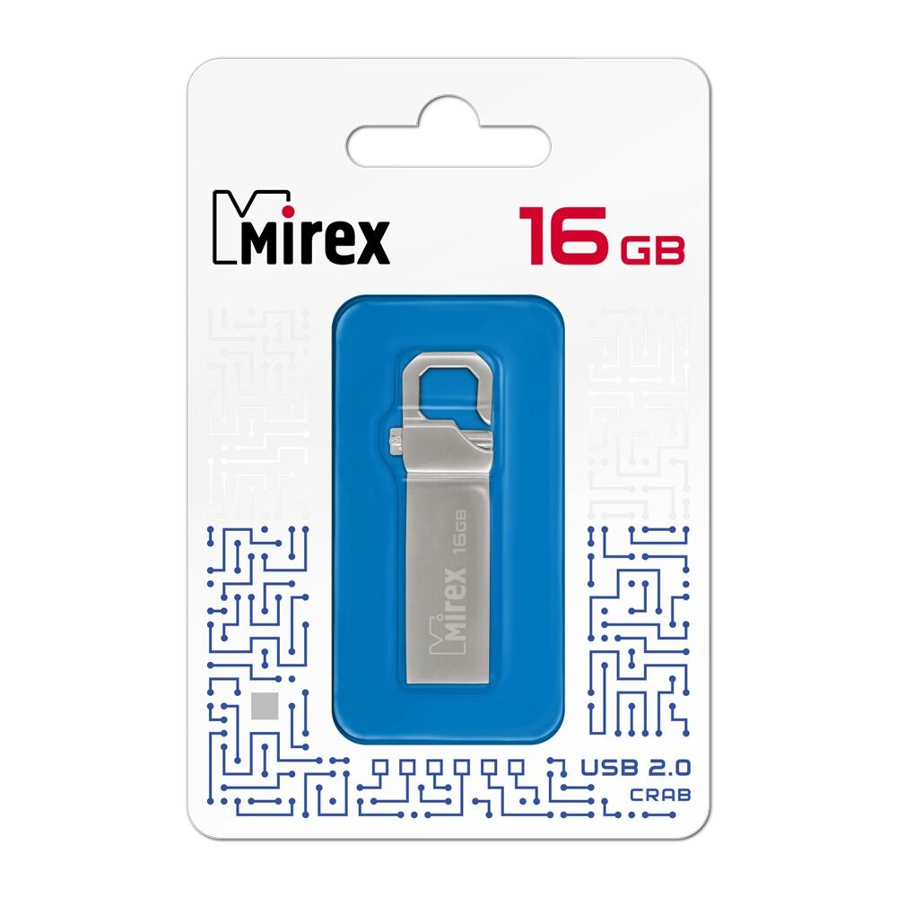 USB 2.0 Flash накопитель 16GB Mirex Crab 4