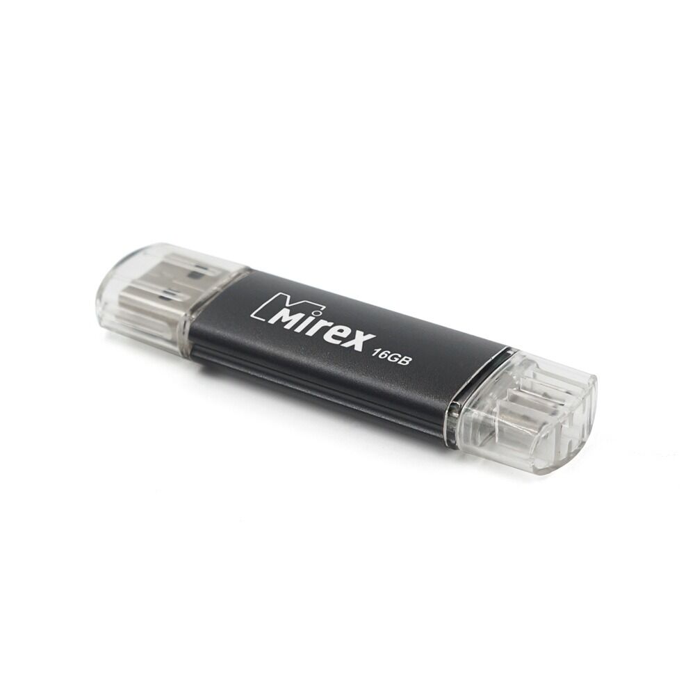 USB 2.0 Flash накопитель 16GB Mirex Smart Black OTG 3