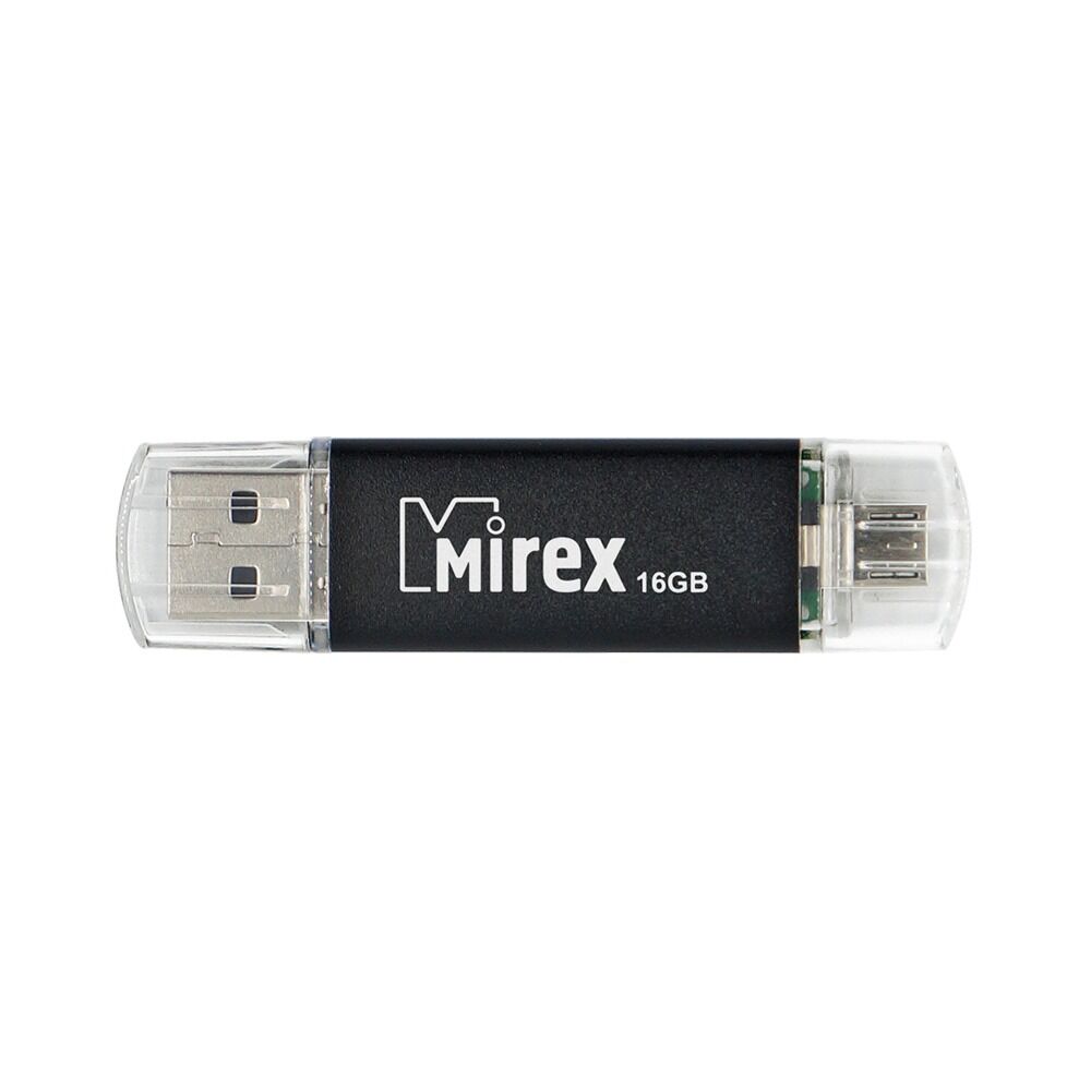 USB 2.0 Flash накопитель 16GB Mirex Smart Black OTG 4