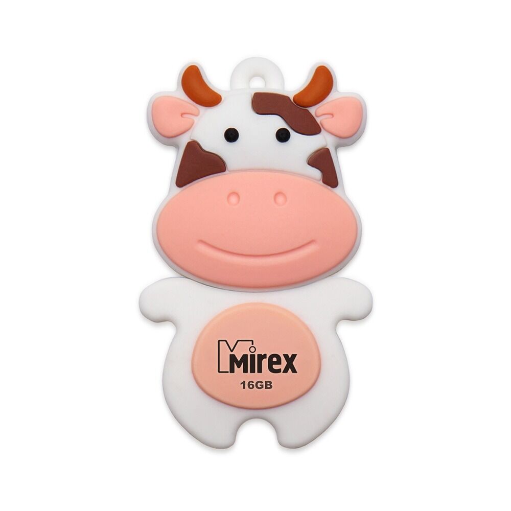 USB 2.0 Flash накопитель 16GB Mirex Cow Peach (корова) 2