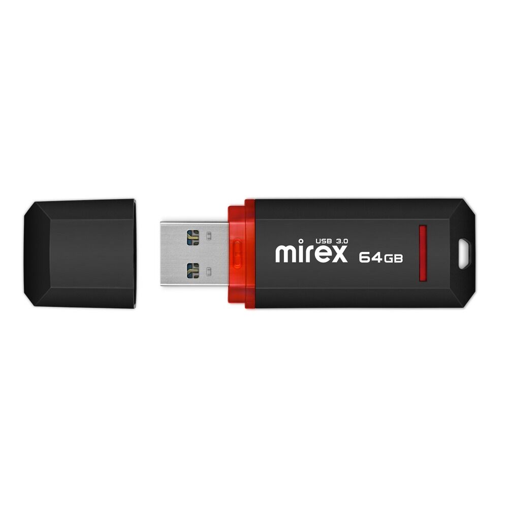 USB 3.0 Flash накопитель 64GB Mirex Knight, чёрный 1