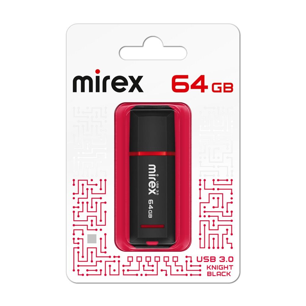 USB 3.0 Flash накопитель 64GB Mirex Knight, чёрный 5