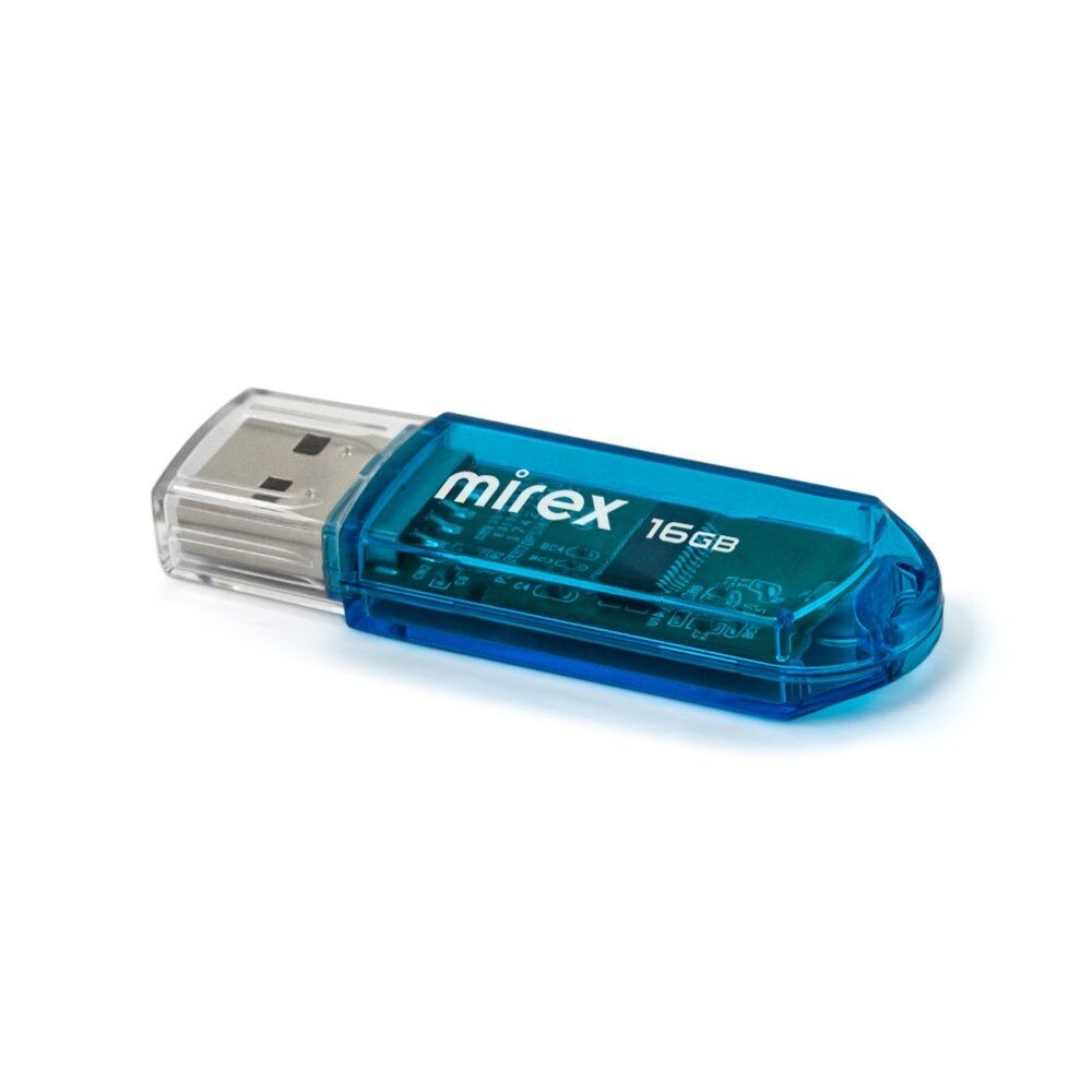 USB 2.0 Flash накопитель 16GB Mirex Elf, синий 4
