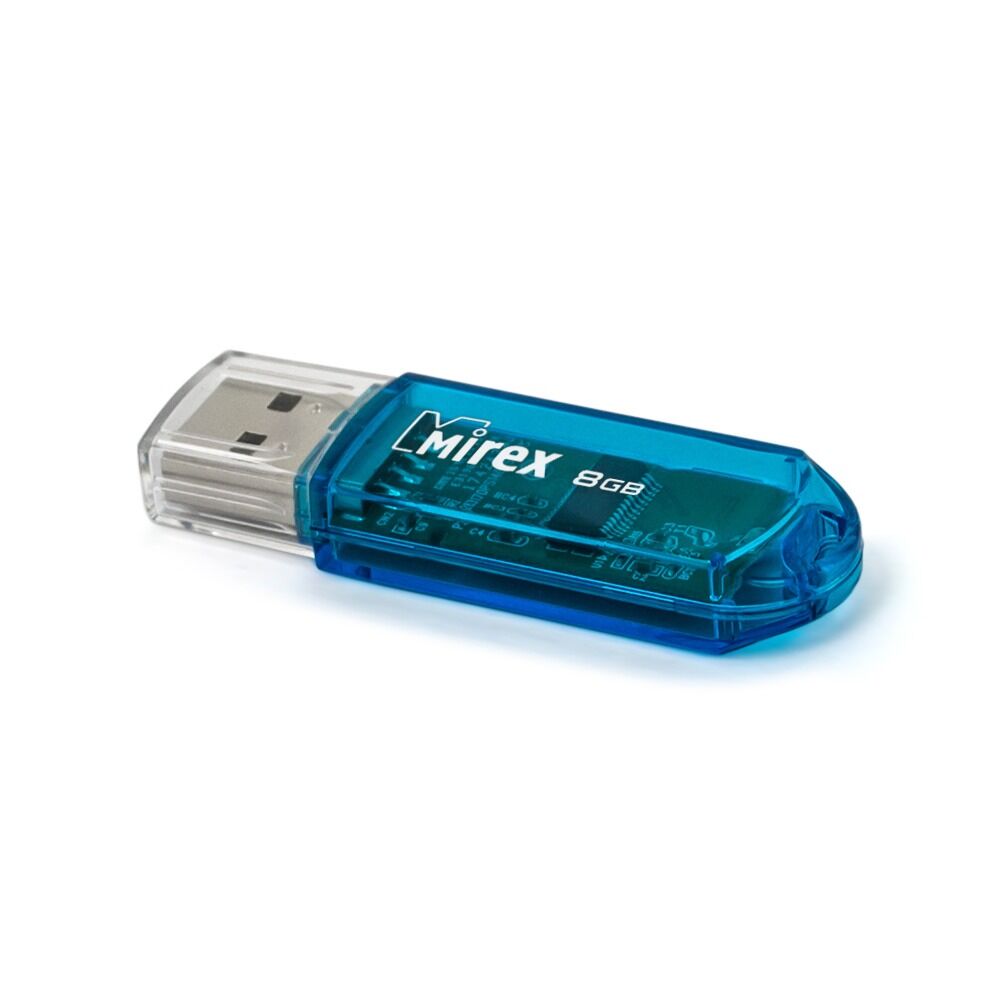 USB 2.0 Flash накопитель 8GB Mirex Elf, синий