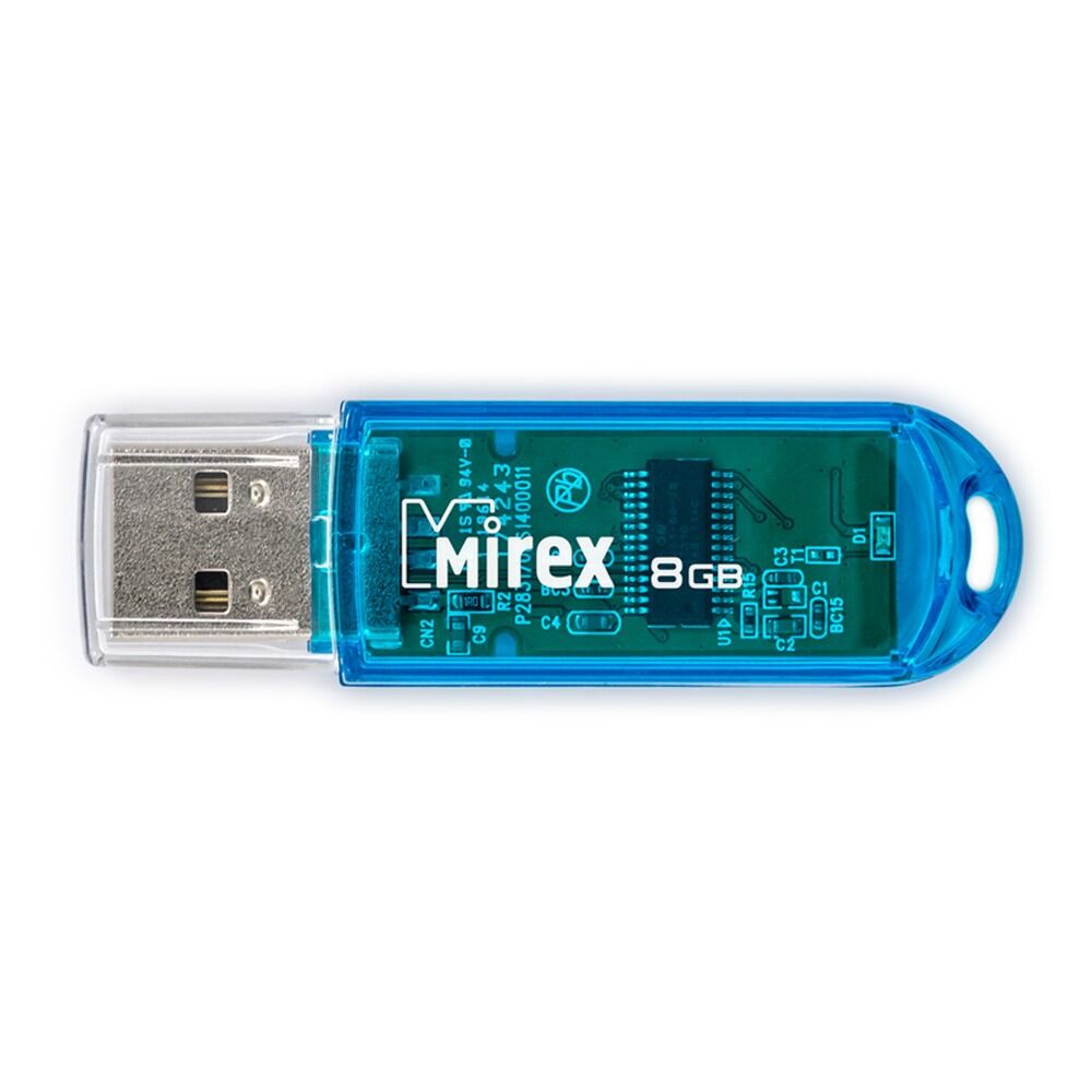 USB 2.0 Flash накопитель 8GB Mirex Elf, синий 2