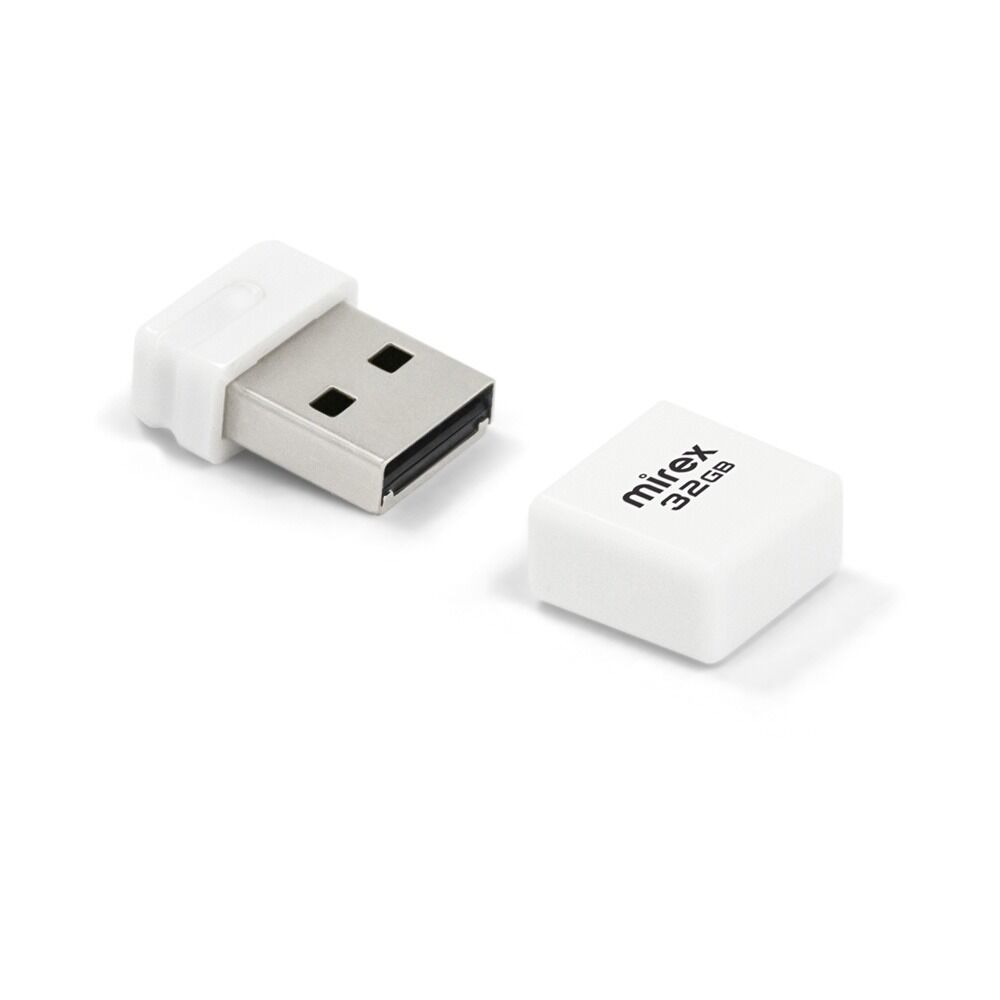 USB 2.0 Flash накопитель 32GB Mirex Minca, белый 1