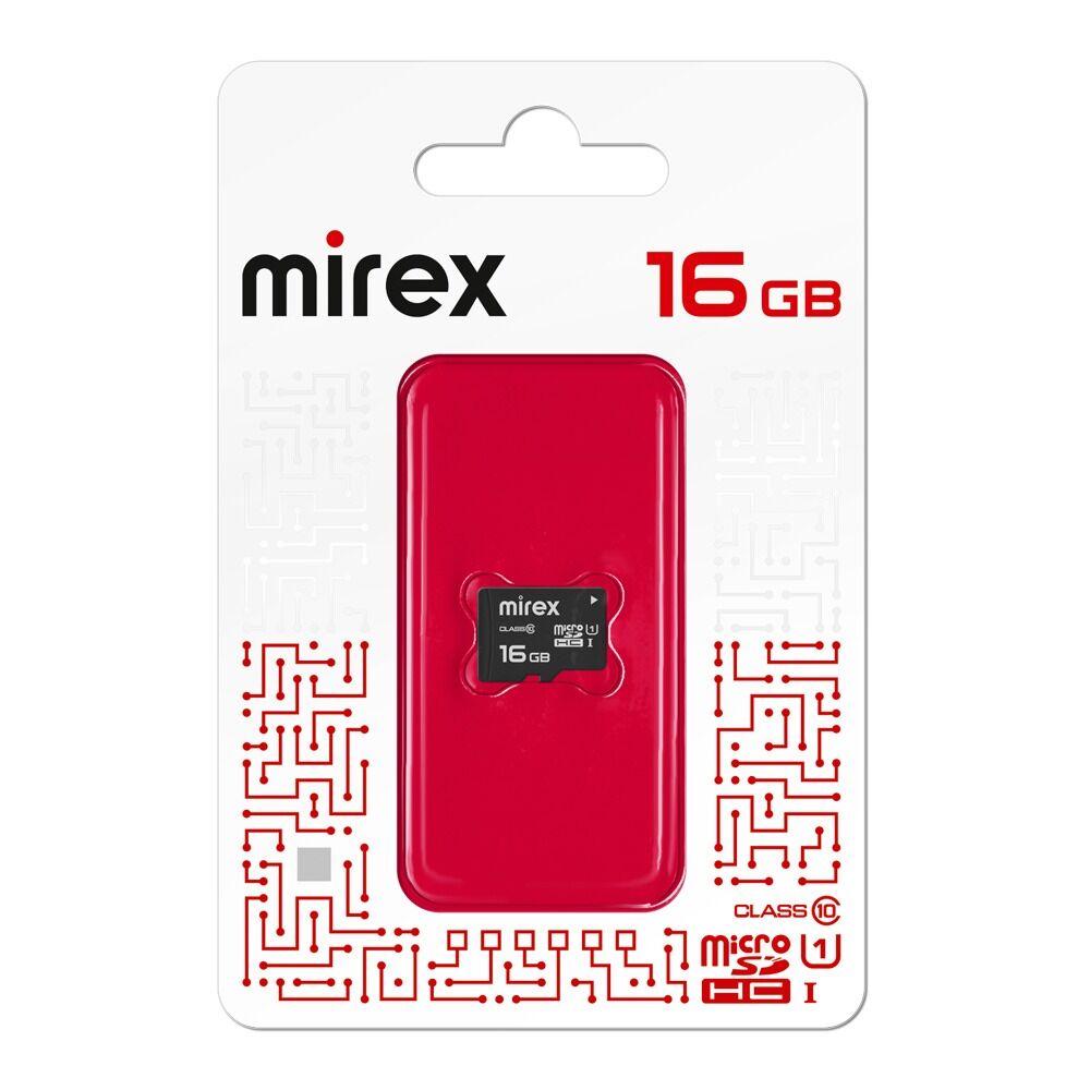 Карта памяти MicroSDHC 16GB (UHS-I, U1, class10) Mirex 3