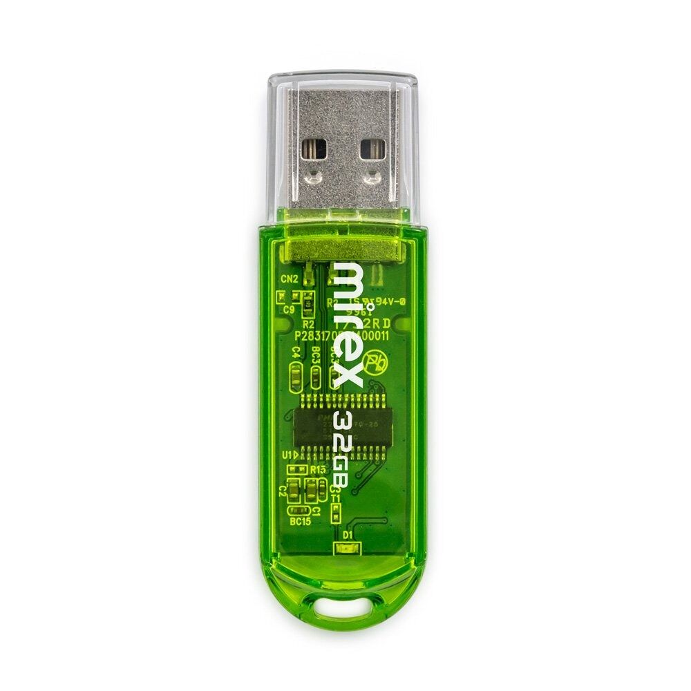 USB 2.0 Flash накопитель 32GB Mirex Elf, зелёный 2