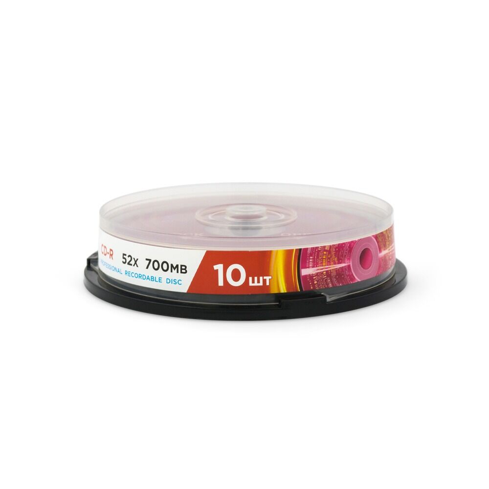 Диск CD-R Mirex Brand 52X 700MB Cake box 10 1