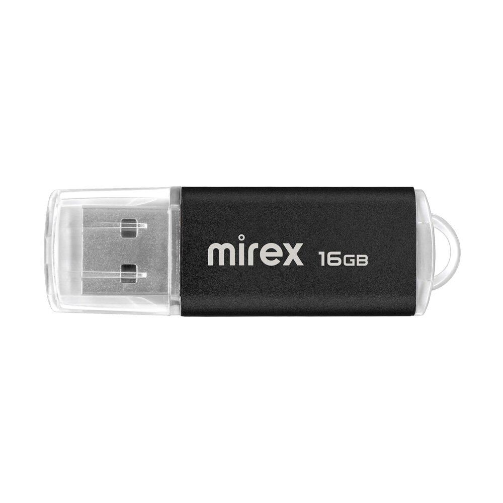 USB 2.0 Flash накопитель 16GB Mirex Unit, чёрный 2