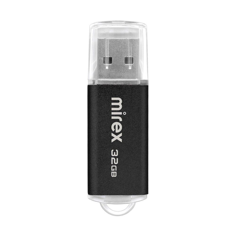 USB 2.0 Flash накопитель 32GB Mirex Unit, чёрный 2