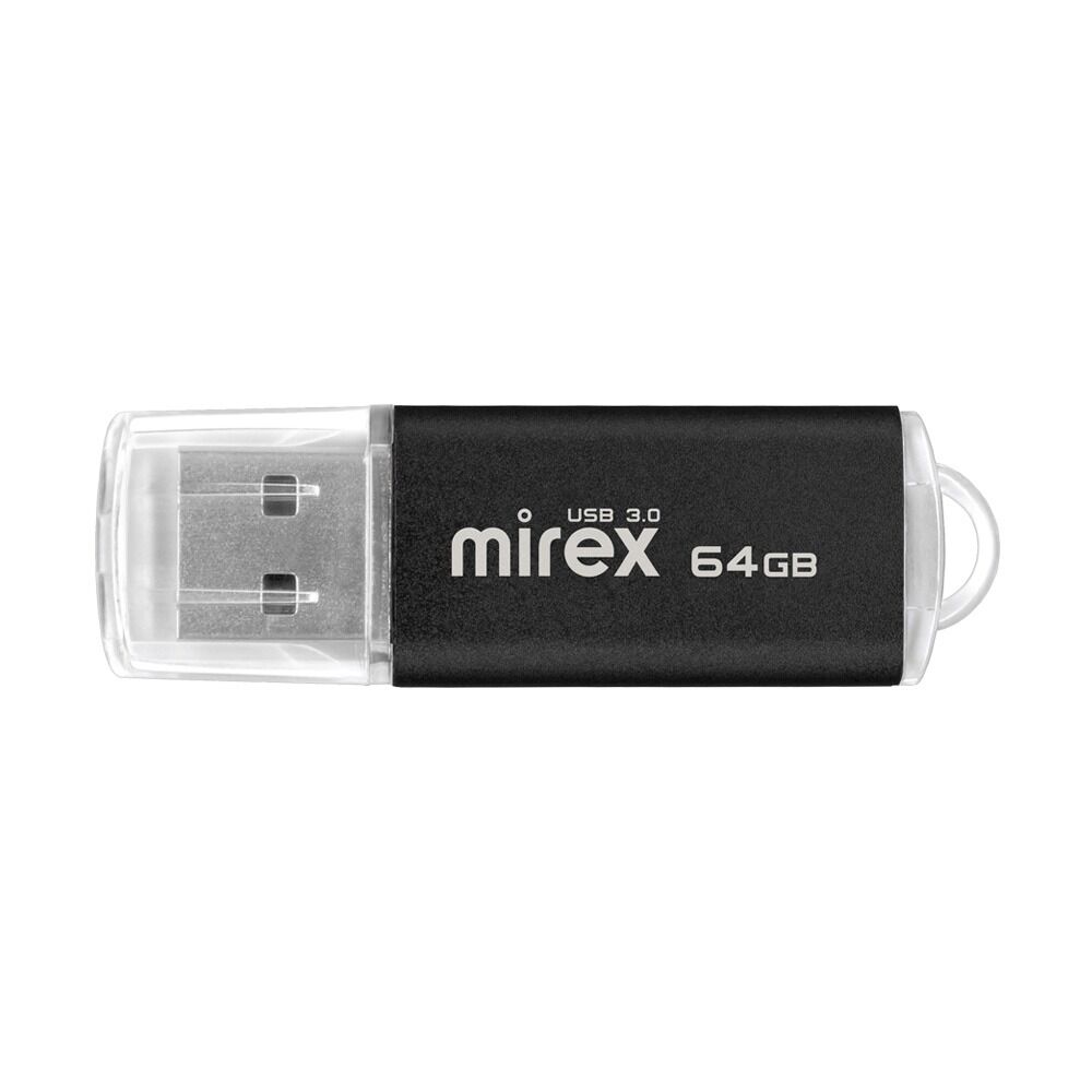 USB 3.0 Flash накопитель 64GB Mirex Unit, чёрный 2