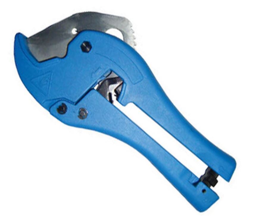 Ножницы для резки пластиковых труб TIM до 40мм голубые -Бонус
