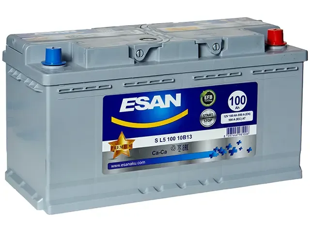 Аккумулятор ESAN (S L5 100 10B13) 100Ah EFB