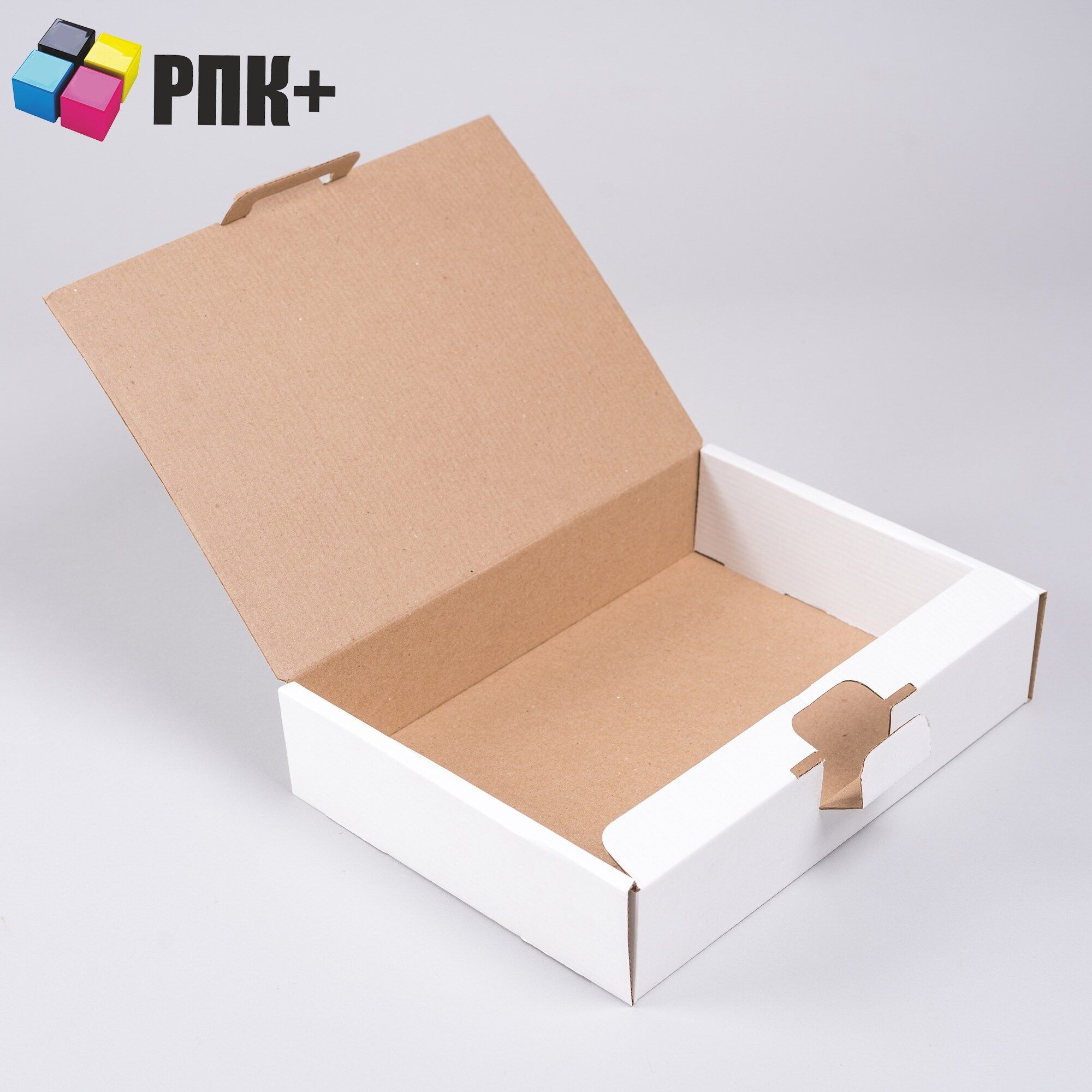 Картонная коробка для пирога 285х200х60 мм 2