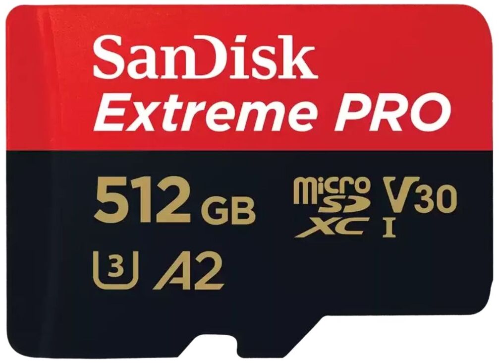 Карта памяти Sandisk Sandisk Extreme Pro SDSQXCD-512G-GN6MA microSDXC/емкость 512 Гб запись/чтение 140МБ/с/200МБ/с